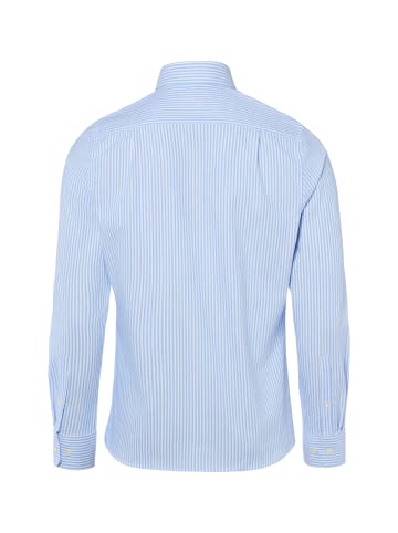 Finshley & Harding Hemd in weiß hellblau