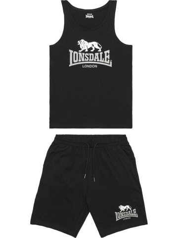 Lonsdale T-Shirt "Polmood" in Schwarz
