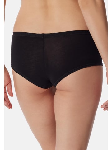 Schiesser Short Slip Personal Fit in Schwarz / creme