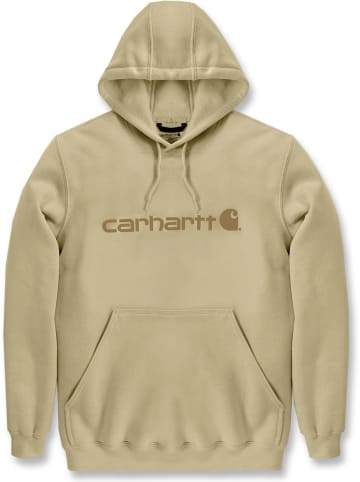 CARHARTT Pullover "Signature Logo 100074" in Beige
