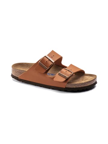 Birkenstock Pantoletten Arizona Weichbettung BF in Braun