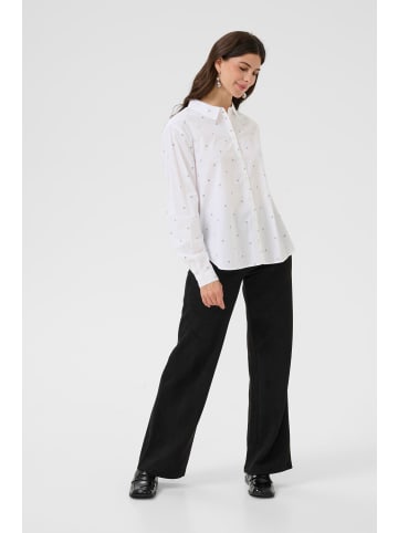 Cream Langarm - Hemd CRKatja Relaxed fit in Snow White
