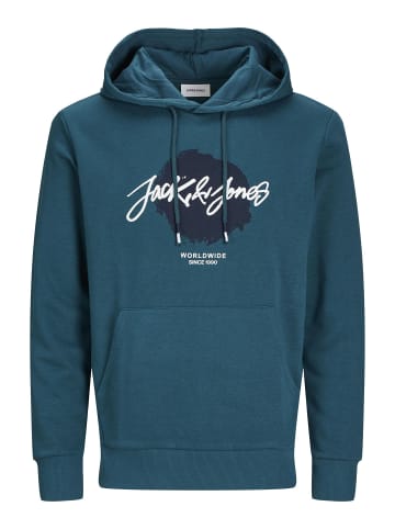 Jack & Jones Kapuzenpullover in Deep Teal