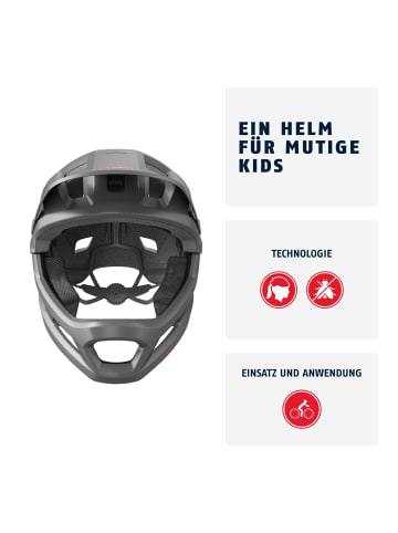 ABUS Fahrradhelm YouDrop FF in Ti silver