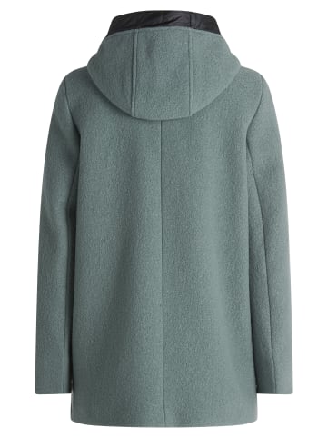 Gil Bret Wolljacke mit Kapuze in graugrün