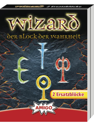 Amigo Spiel - Wizard - der Block der Wahrheit, 2 Ersatzblöcke (Spiel-Zubehö