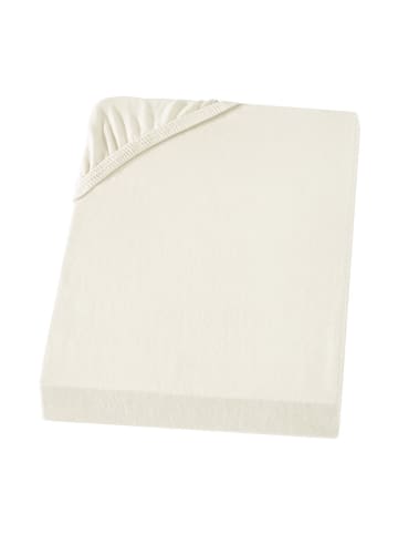 Carpe Sonno Fein Biber Spannbettlaken Winter in Creme