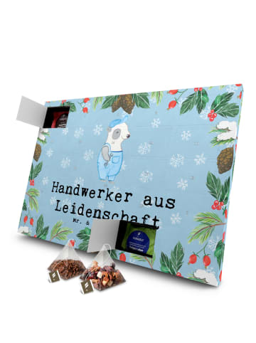 Mr. & Mrs. Panda Tee Adventskalender Handwerker Leidenschaft mit... in Eisblau