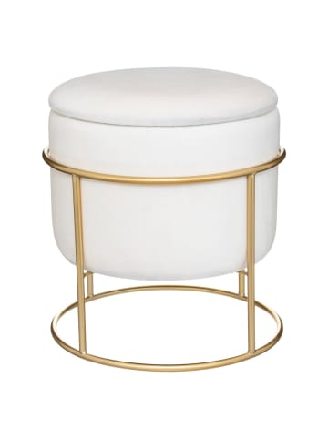 Atmosphera Créateur d'intérieur Sitzhocker in weiß