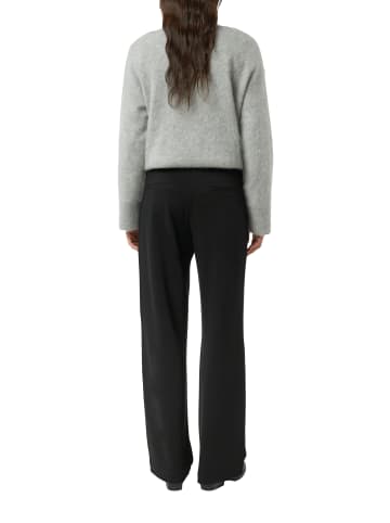 comma Stoffhose in schwarz