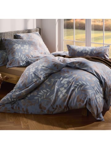 Erwin Müller Fein Biber Bettwäsche in beige-grau