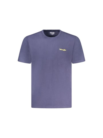 Wrangler Blaues Baumwoll-T-Shirt