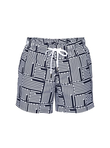 JOOP! Badeshorts Mediterran in Natural (White AOP)
