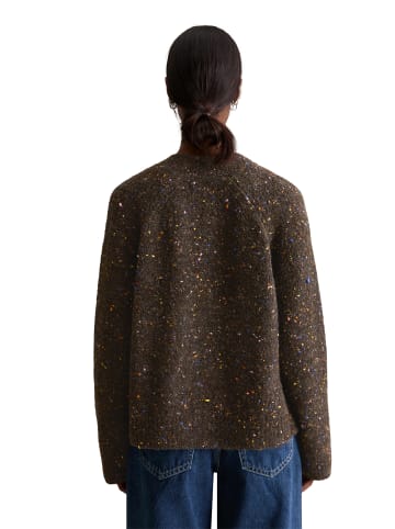 Marc O'Polo DENIM Bouclé-Cardigan relaxed in Black Espresso