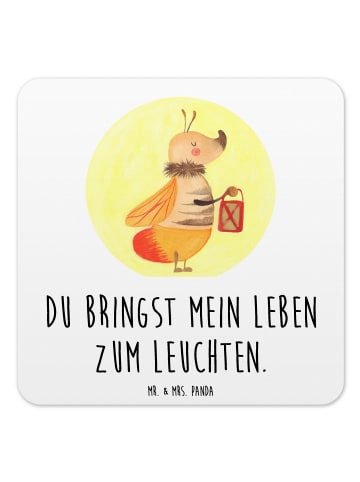 Mr. & Mrs. Panda Untersetzer Set Glühwürmchen mit Spruch in Weiß
