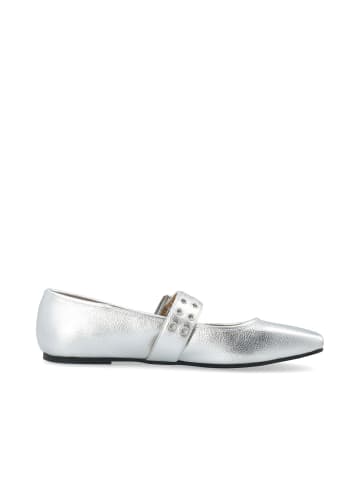 Bianco Mary Jane Schuhe in Silver
