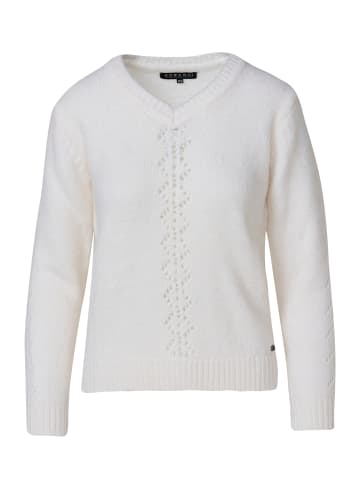 KOROSHI Women's jersey lace pointelle knit in weiß