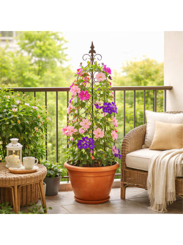 relaxdays 2 x Rankgitter in Braun - (B)40 x (H)100 cm