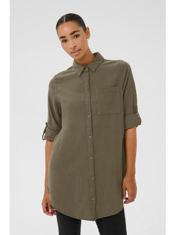 Kaffe Langarm - Hemd KAnaya Loose fit in Grape Leaf