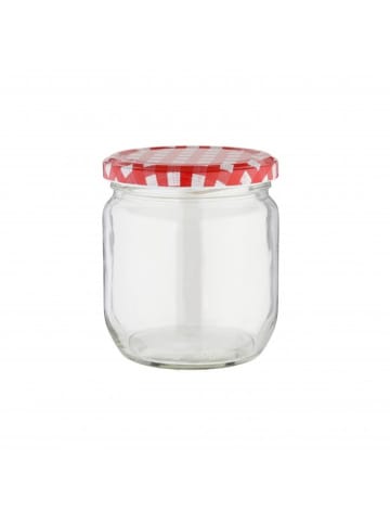 axentia Einmachgläser 425 ml - 6er Set mit Schraubdeckel, 10 x 8,5 cm in Transparent