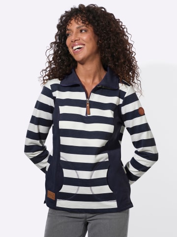 WITT WEIDEN Sweatshirt in marine-ecru