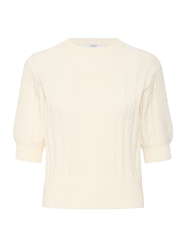 b.young Strickpullover in Weiß