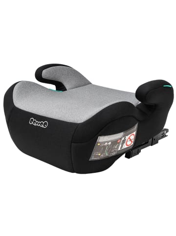 BooBoo Kindersitz "Safety Milano" in Black Grey  Sitzerhöhung von 125 –150 cm