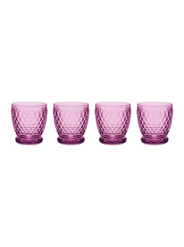 Villeroy & Boch 4er Set Becher Boston Coloured 330 ml in Berry