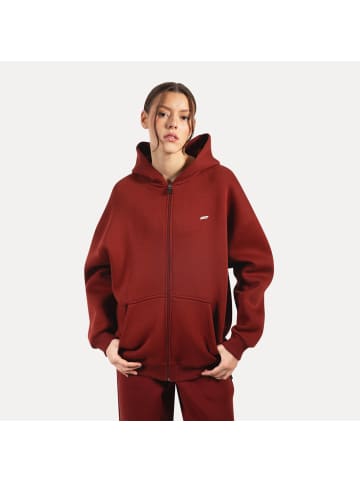 SMILODOX Zip Hoodie Lyanna in Braun