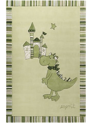 ESPRIT Kinderteppich Dragon & castle in grün