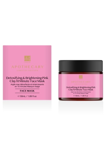 Organic & Botanic  Entgiftende & aufhellende Gesichtsmaske aus rosa Tonerde 10 Minuten
