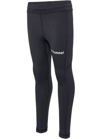 Hummel Leggings Hmlrun Laufen Kinder in BLACK