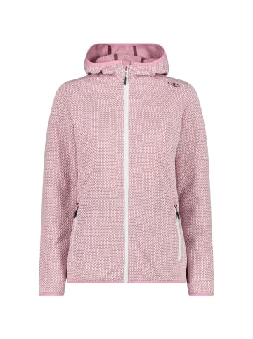 cmp Fleece-Kapuzenjacke WOMAN JACKET FIX HOOD in Rose