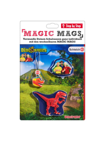 Step by Step Ranzen-Zubehör-Set MAGIC MAGS in Dinosaurs, Velociraptor