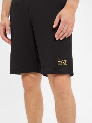EA7 Shorts in schwarz