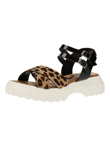 Replay Sandalen in Schwarz/Beige