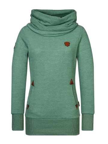 naketano Sweat Hoody Allroundtalent (lang) Pine Green Melange