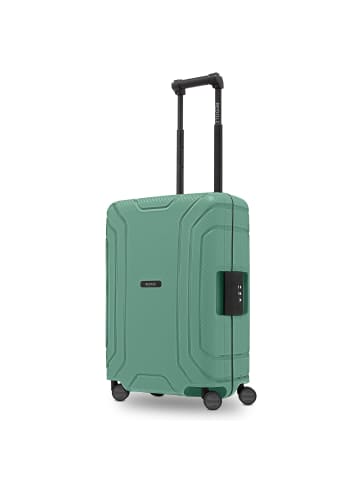 Redolz Essentials 15 4-Rollen Kabinentrolley 55 cm mit Dreipunkt-Verschluss sea green