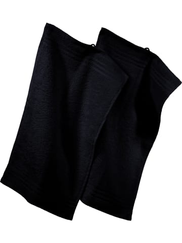 REDBEST Frottier Gästetuch 2er-Pack New York in schwarz