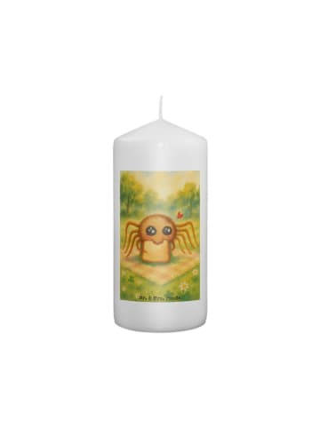 Mr. & Mrs. Panda Kerze Spinne Agathe Sandwich Design ohne Spruch in Weiß