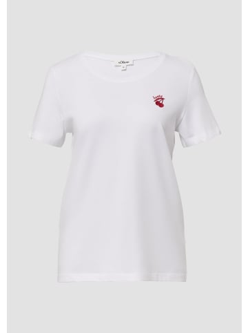 s.Oliver T-Shirt in 01D7_weiß