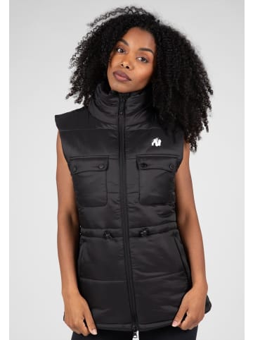 Gorilla Wear Lucia Pufferweste - Schwarz