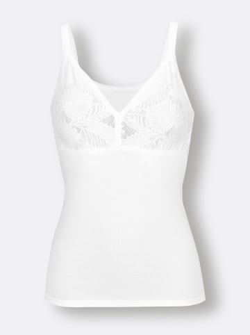 WITT WEIDEN BH-Hemd ohne Bügel in weiß