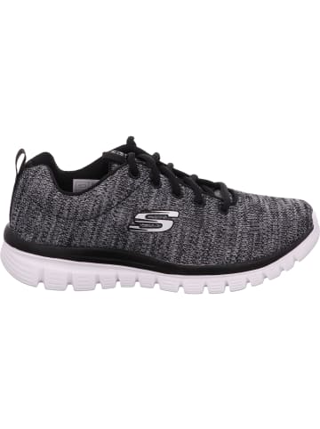Skechers Schnürhalbschuh in schwarz