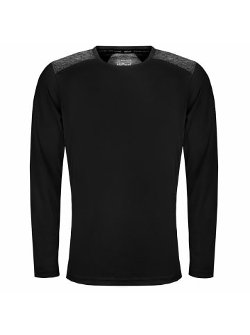 BleuAlps Sport Longsleveshirt in Schwarz