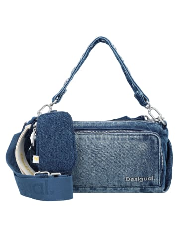 Desigual Denim Priori Schultertasche 23.5 cm in blau