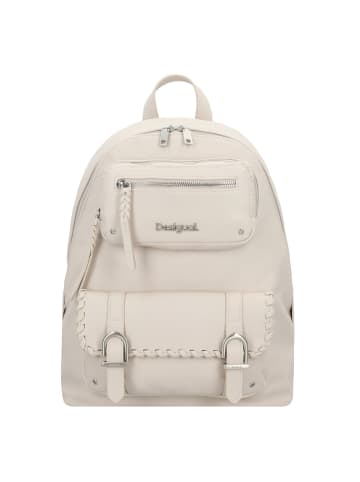 Desigual Omnia Rucksack 38 cm Laptopfach in weiss