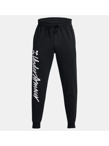 Under Armour Jogginghose UA RIVAL FLEECE GRAPHIC JGRS in Schwarz