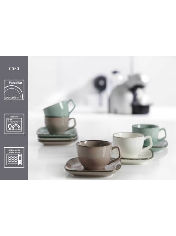 Ritzenhoff & Breker 6er Set Espressotassen Casa 80 ml in Grau