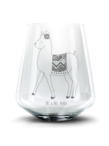 Mr. & Mrs. Panda Glas Alpaka Stolz ohne Spruch in Transparent